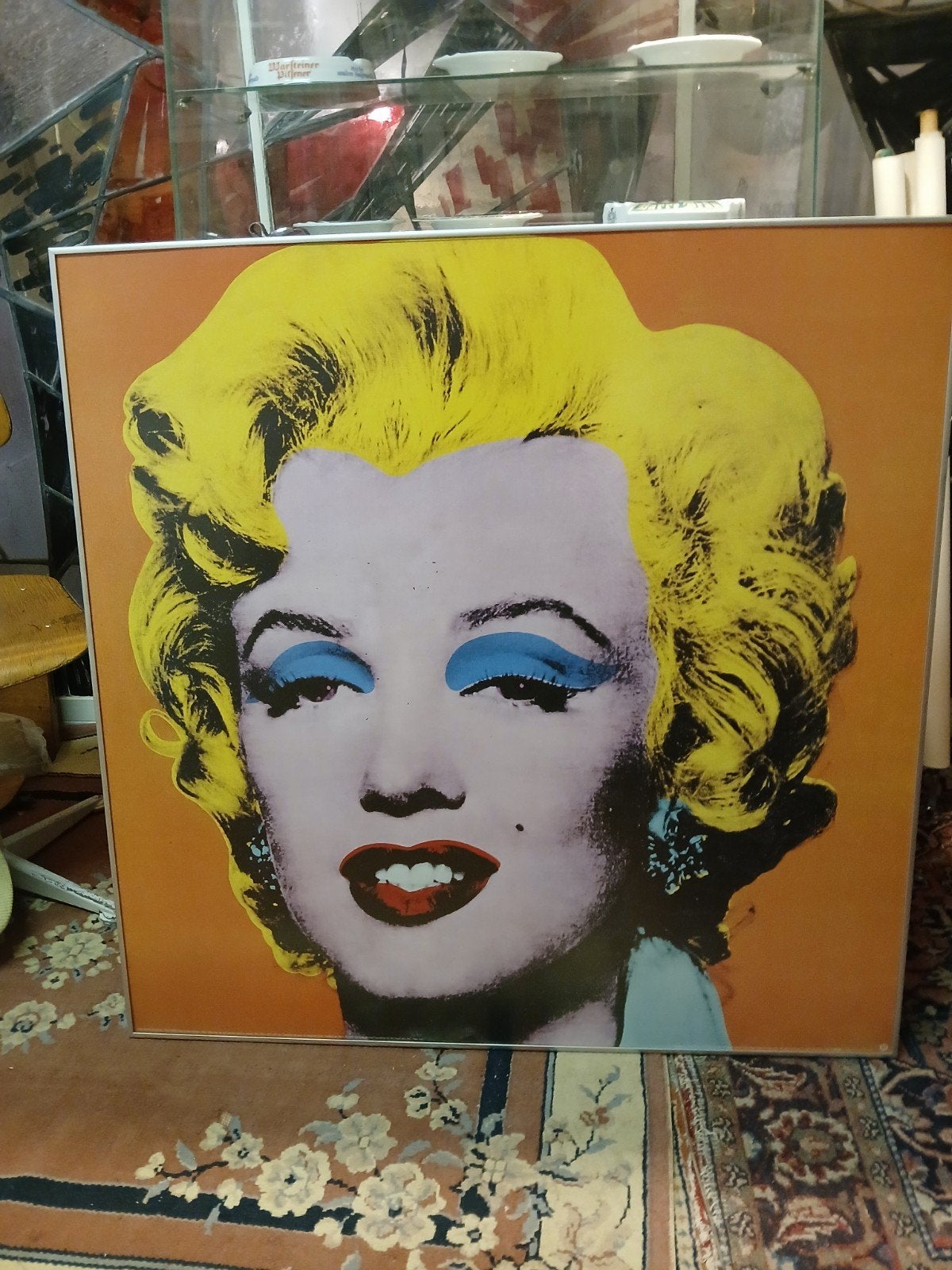 Andy Warhol Marilyn Monroe publie un nouveau reportage à New, Enlèvement, Verre, Encadré, Impression