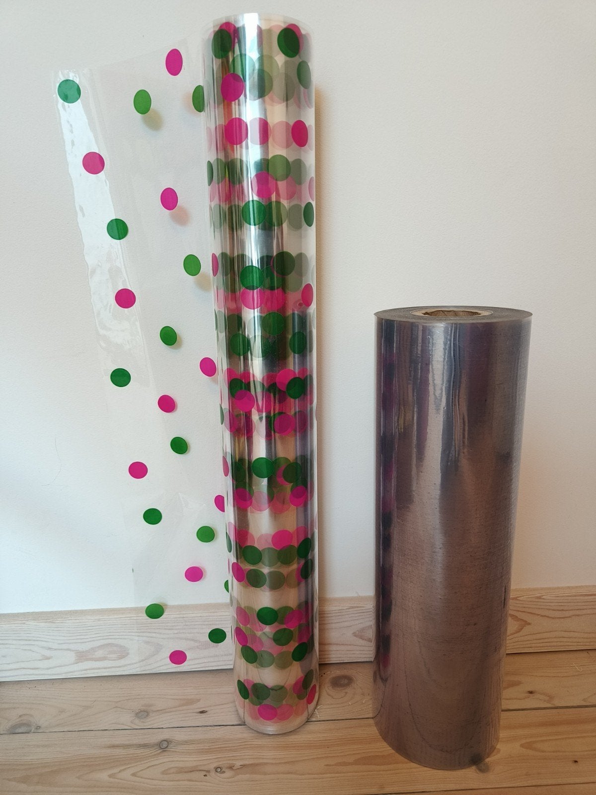 2 rollen cellofaan voor cadeauverpakking, Divers, Enlèvement, Comme neuf