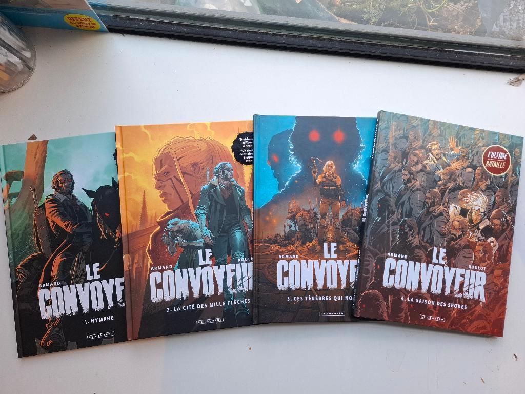 LE CONVOYEUR TOMES 1 à 4 SERIE COMPLETE TBE TOUS EO, Livres, BD, Comme neuf, Série complète ou Série, Enlèvement ou Envoi