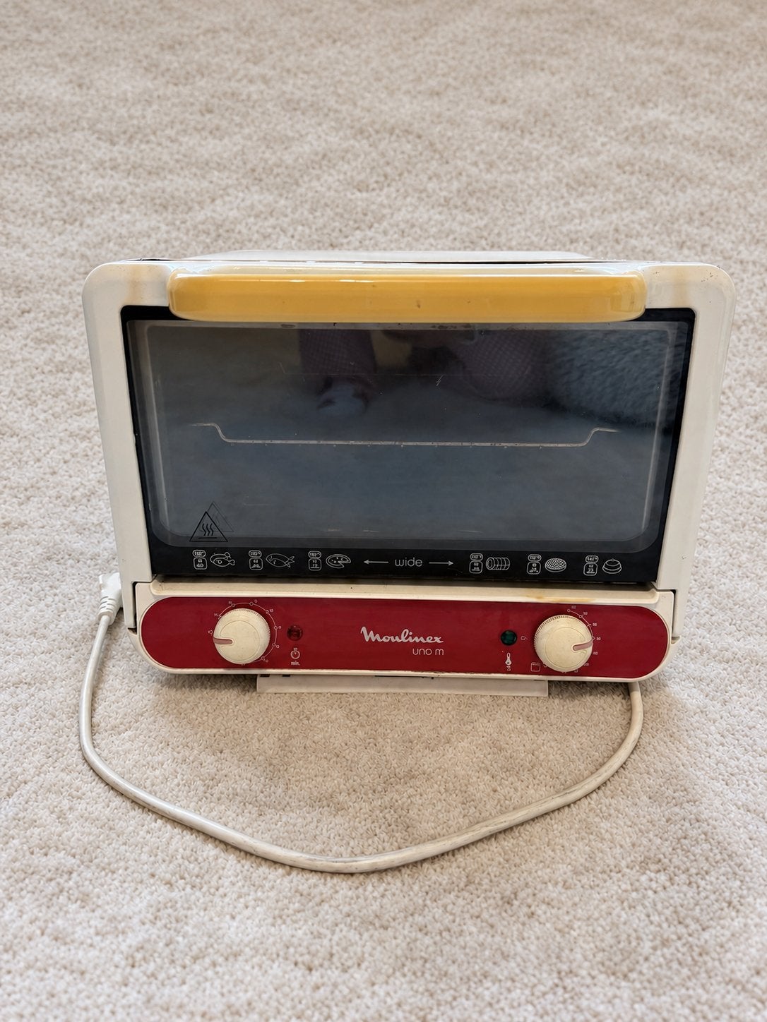 Moulinex Uno OX150130 Mini Oven 20L | 1700W | Wit/Rood, Elektronische apparatuur, Ophalen, Gebruikt