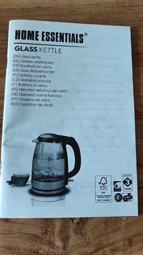 Waterkoker home essentials, 1 tot 2 liter, Ophalen, Zo goed als nieuw