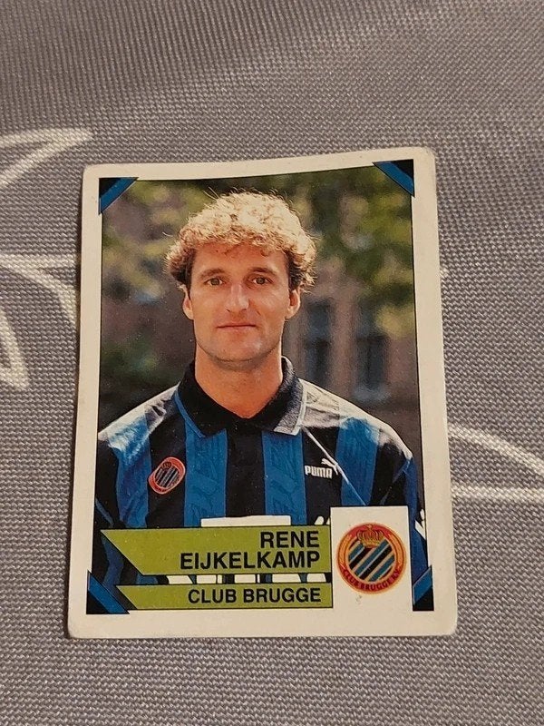 Panini / Sticker / René Eijkelkamp / Club Brugge, Ophalen of Verzenden, Poster, Plaatje of Sticker