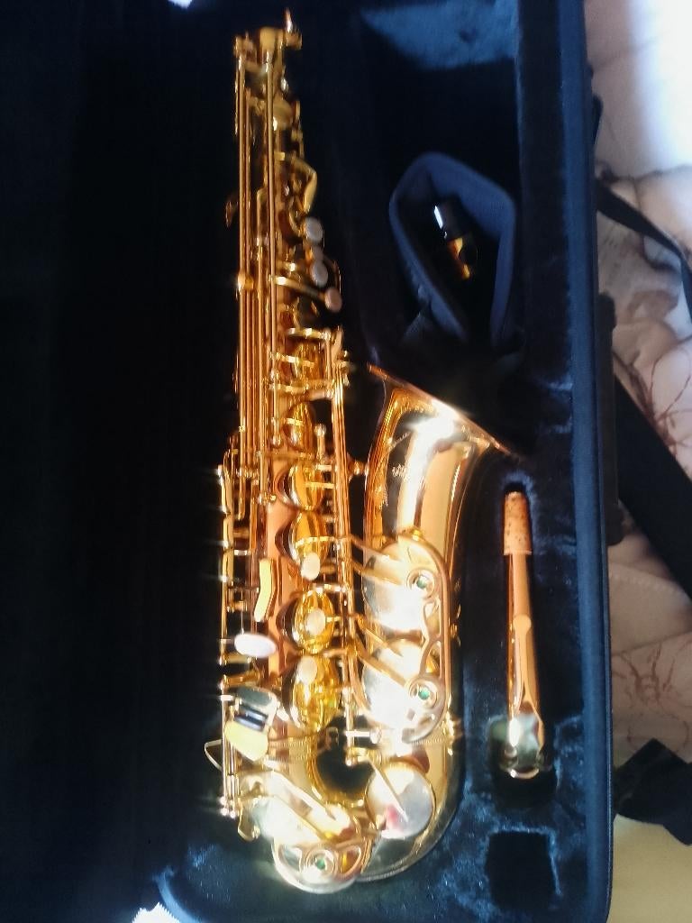 saxofoon, Musique & Instruments, Instruments à vent | Saxophones, Enlèvement ou Envoi, Utilisé, Alto, Avec valise