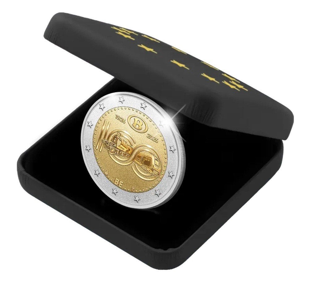 België 2026 - 2 euro - 100 jaar NMBS - Reverse Proof, Enlèvement ou Envoi, Belgique, 2 euros