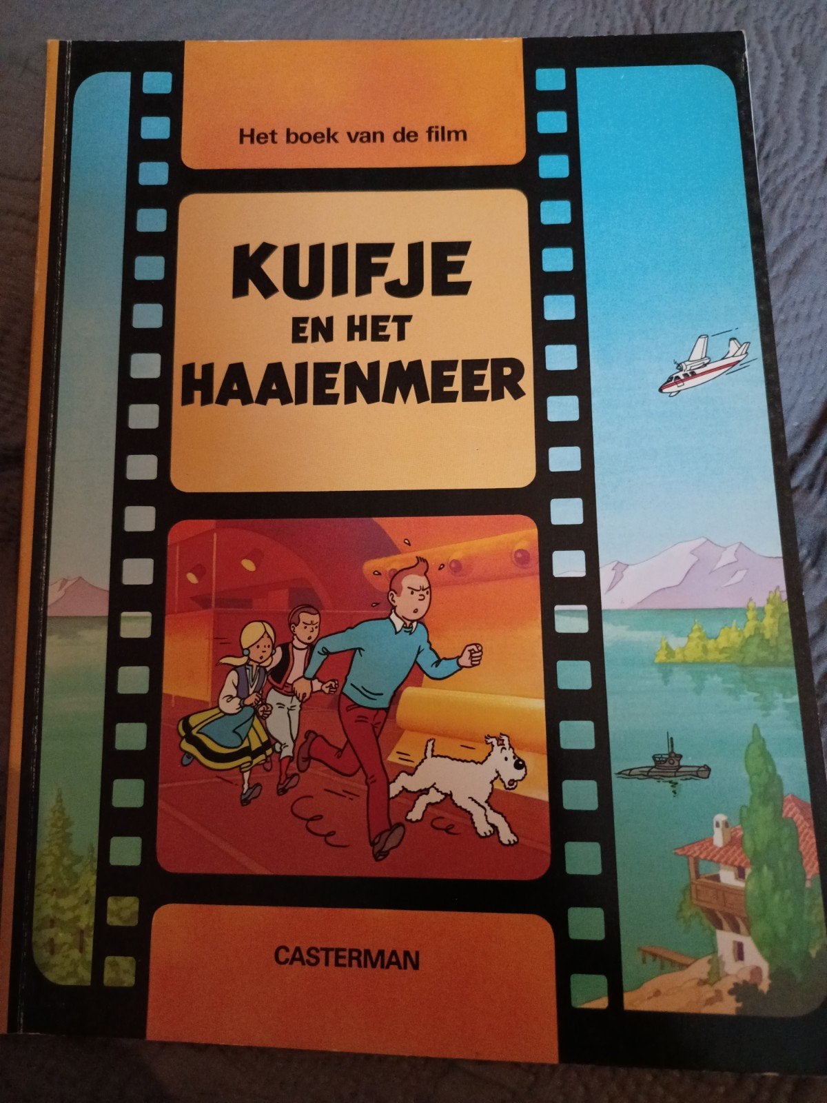 strip Kuifje en het haaienmeer EO, Enlèvement ou Envoi, Une BD, Greg en studio Hergé, Comme neuf