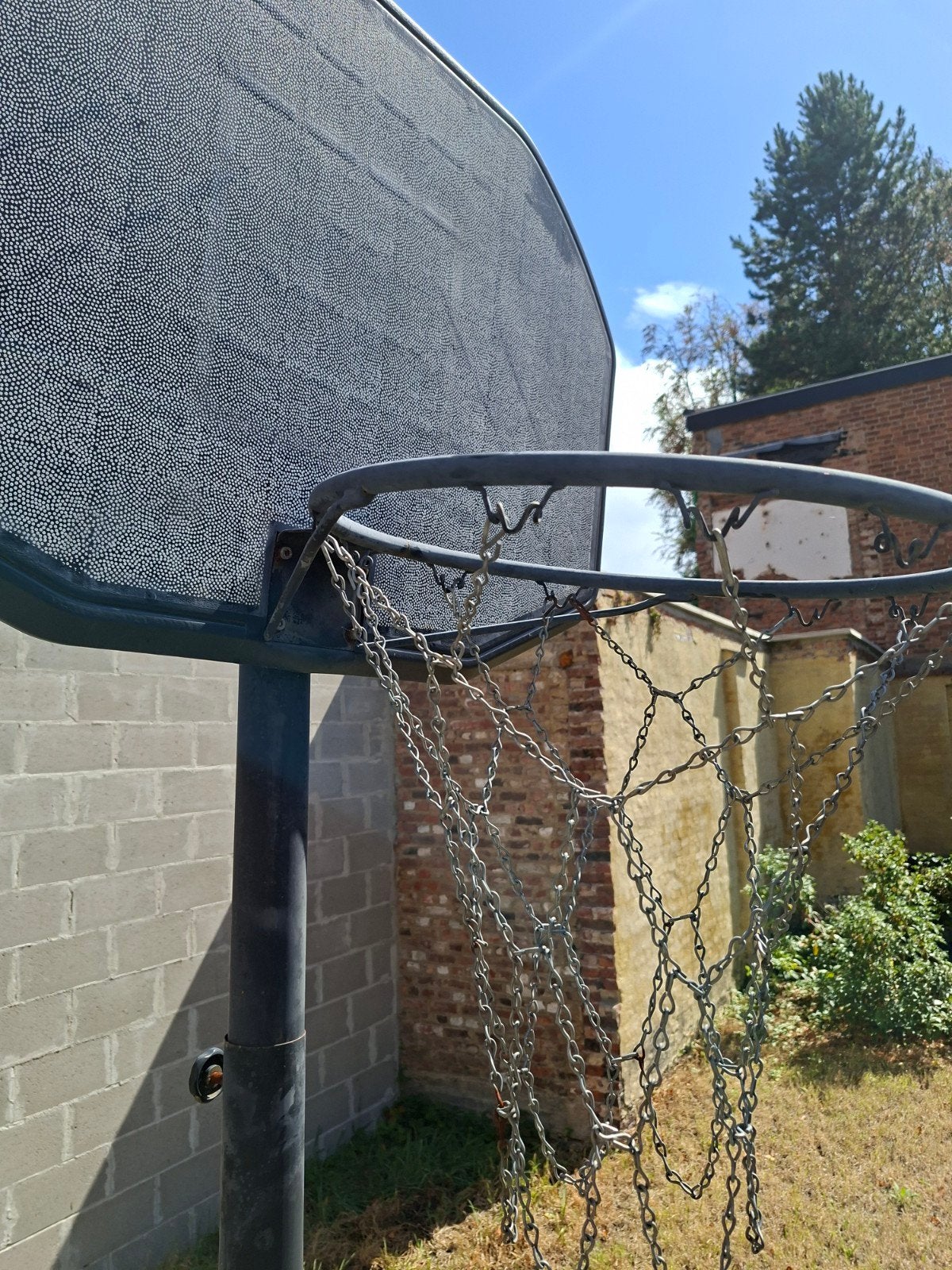 Basketbalpaal, Sport en Fitness, Basketbal, Ophalen, Gebruikt, Ring, Bord of Paal