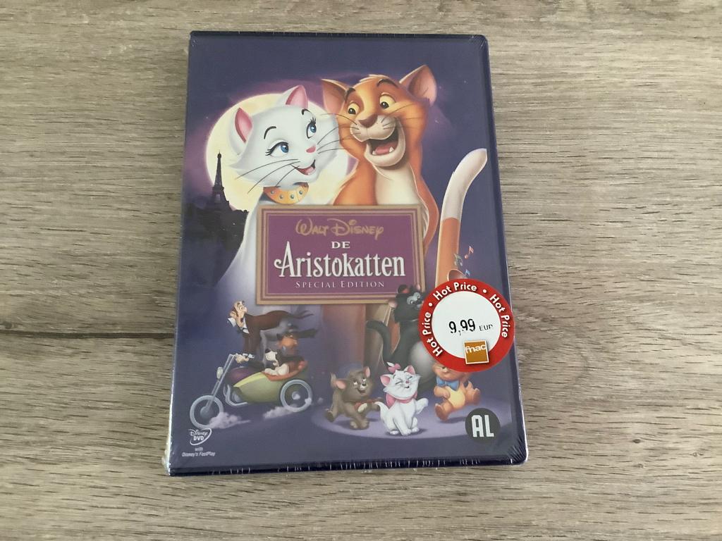 Walt Disney de Aristokatten DVD (Nieuw), Cd's en Dvd's, Europees, Tekenfilm, Alle leeftijden, Ophalen of Verzenden