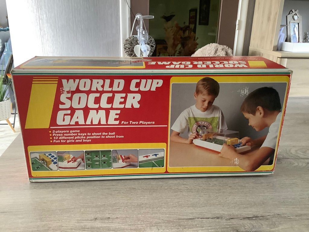 Jeu de société vintage de la Coupe du monde de football, Enlèvement ou Envoi, Utilisé