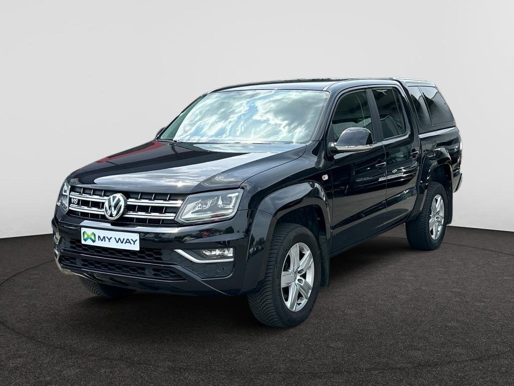 Volkswagen Amarok Double Cab Amarok 3.0 V6 TDi 4Motion Highl, Auto's, Automaat, 264 g/km, Zwart, Diesel