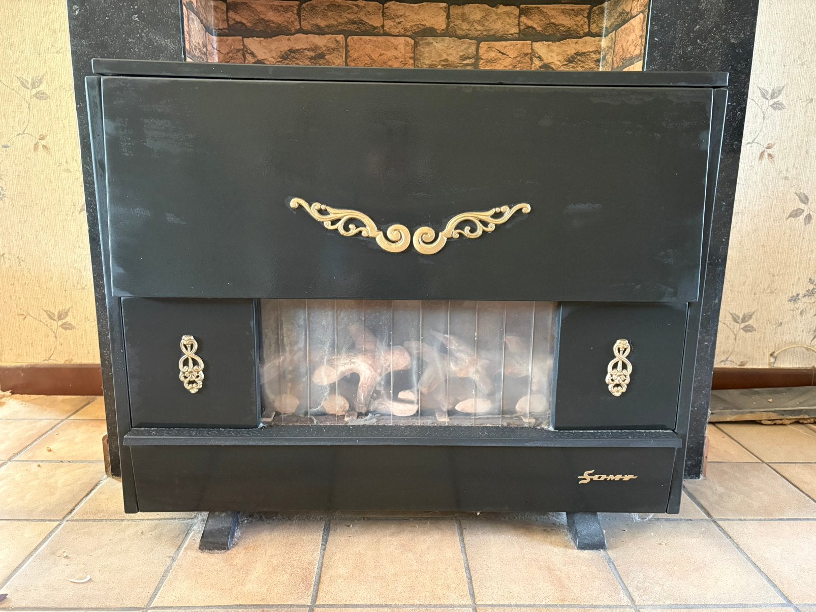Poêle à gaz SOMY Classic 8 – 9 kW, Maison & Meubles, Enlèvement, Utilisé, Cheminée au gaz