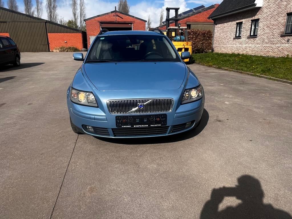 VOLVO V50 BENZINE AUTOMAT VAN 2005 MET 139DKM, Autos, Achat, Feux de virage, Entreprise, Noir
