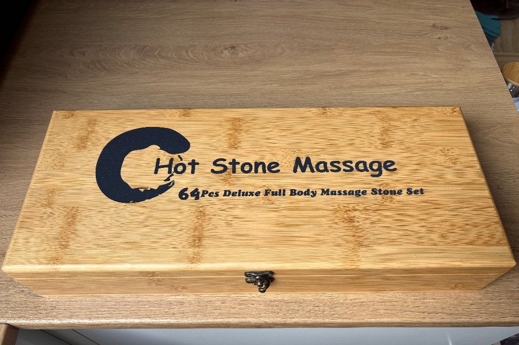 Hot stone basaltstenen voor therapie., Ophalen of Verzenden, Nieuw, Lichaamsverzorging