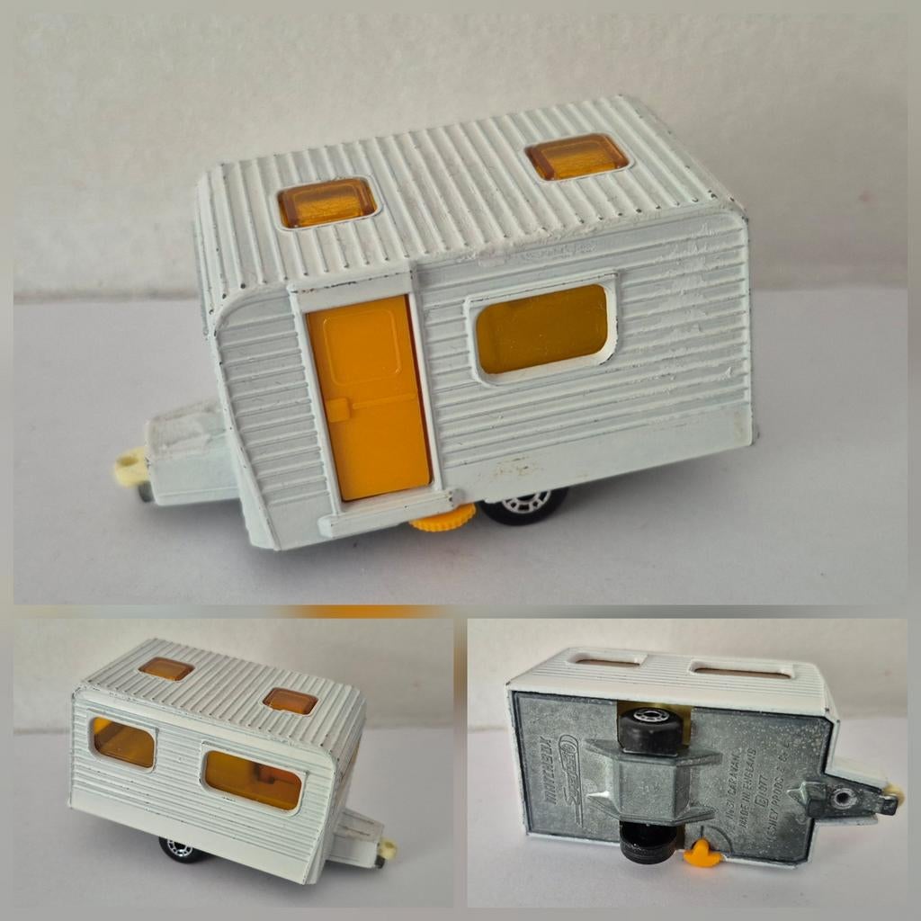 Caravane Matchbox 31-C 1977 (porte orange), Enlèvement ou Envoi, Utilisé, Autres types