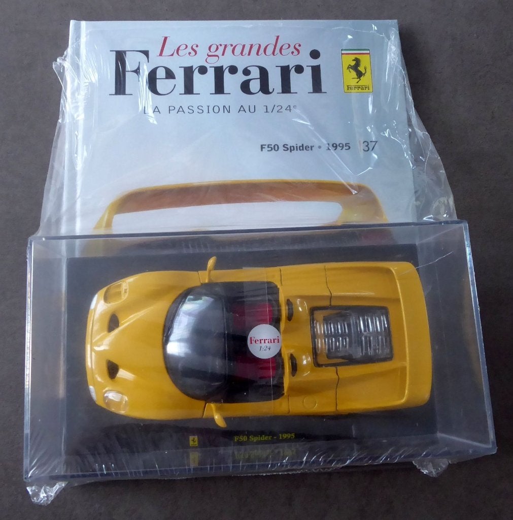 Album Les grandes Ferrari n 37 au 1/24e+ F50 Spider 1995, Collections, Enlèvement ou Envoi, Neuf