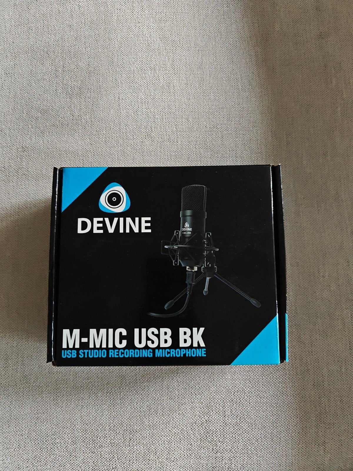 M-Mic USB BK Studio Recording Microfoon – Plug & Play, Enlèvement, Comme neuf, Micro studio