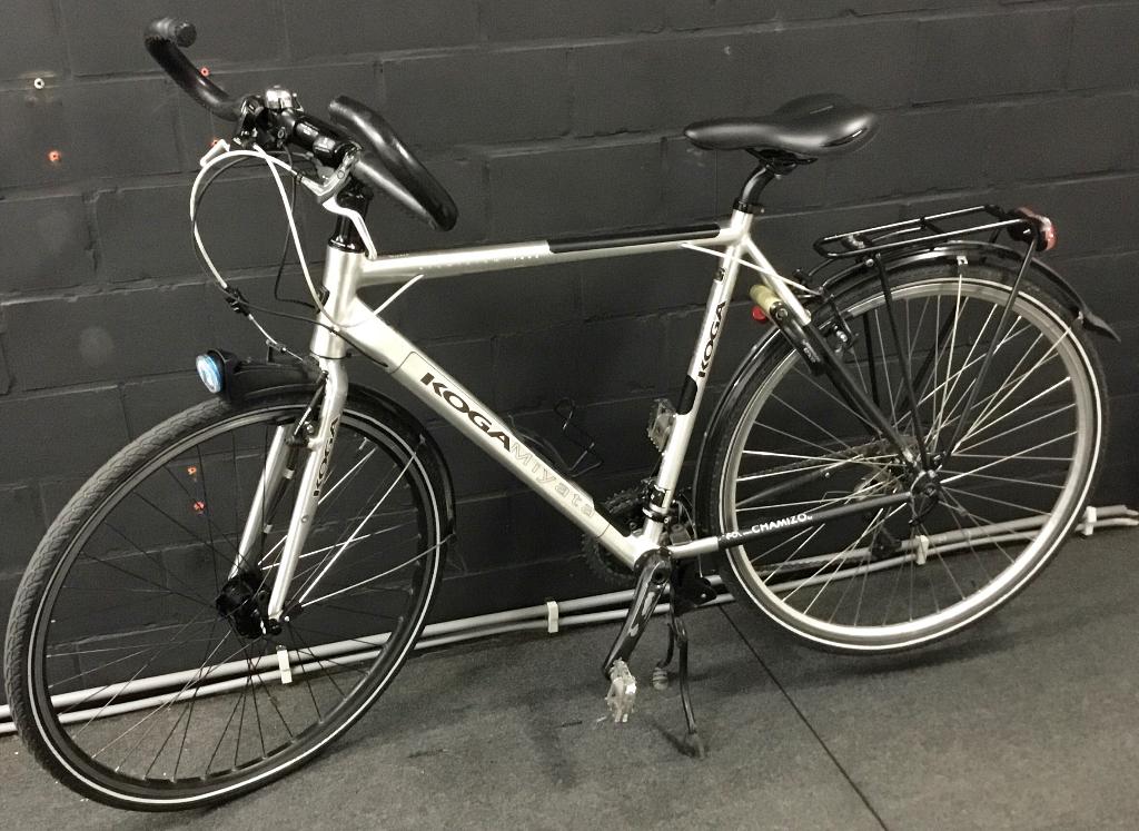 Herenfiets koga, Fietsen en Brommers, Velgrem, Versnellingen, Zo goed als nieuw, 57 tot 61 cm