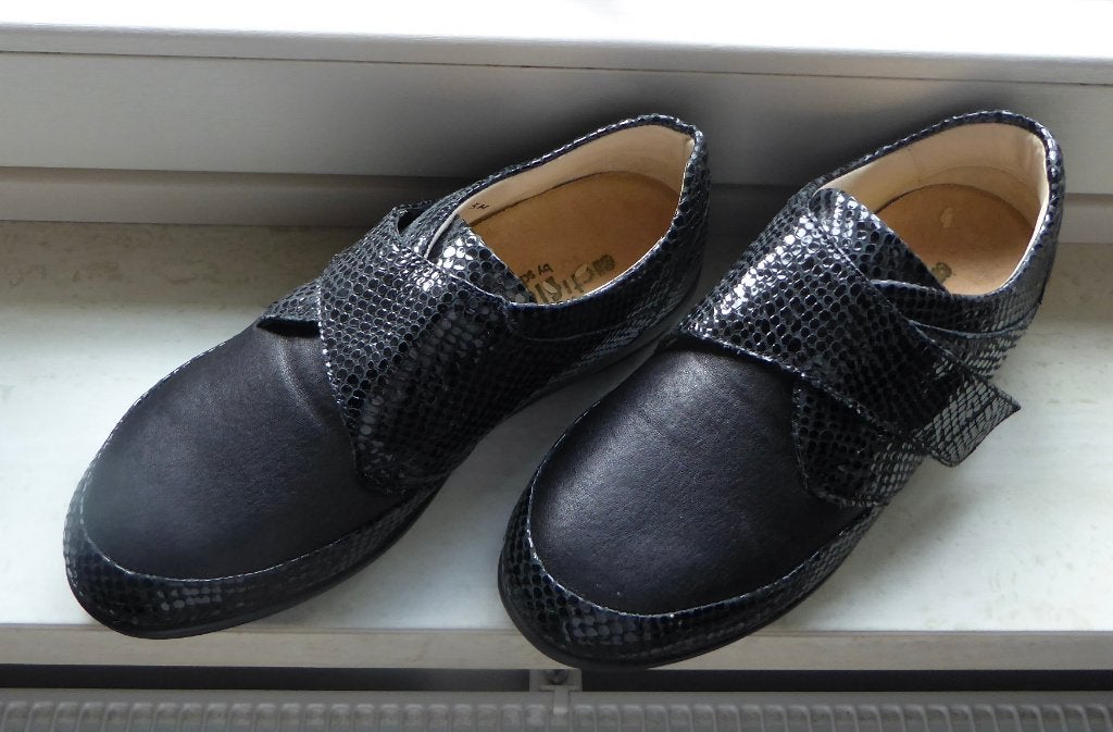 Stevige zwarte stapschoenen " Actiflex " m 38,5, Ophalen, Zo goed als nieuw