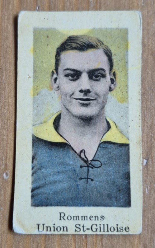 1936 Rommens (pre panini) Union SG Chromo Voetbal!, Hobby en Vrije tijd, Stickers en Plaatjes, Zo goed als nieuw, Plaatje, Ophalen of Verzenden