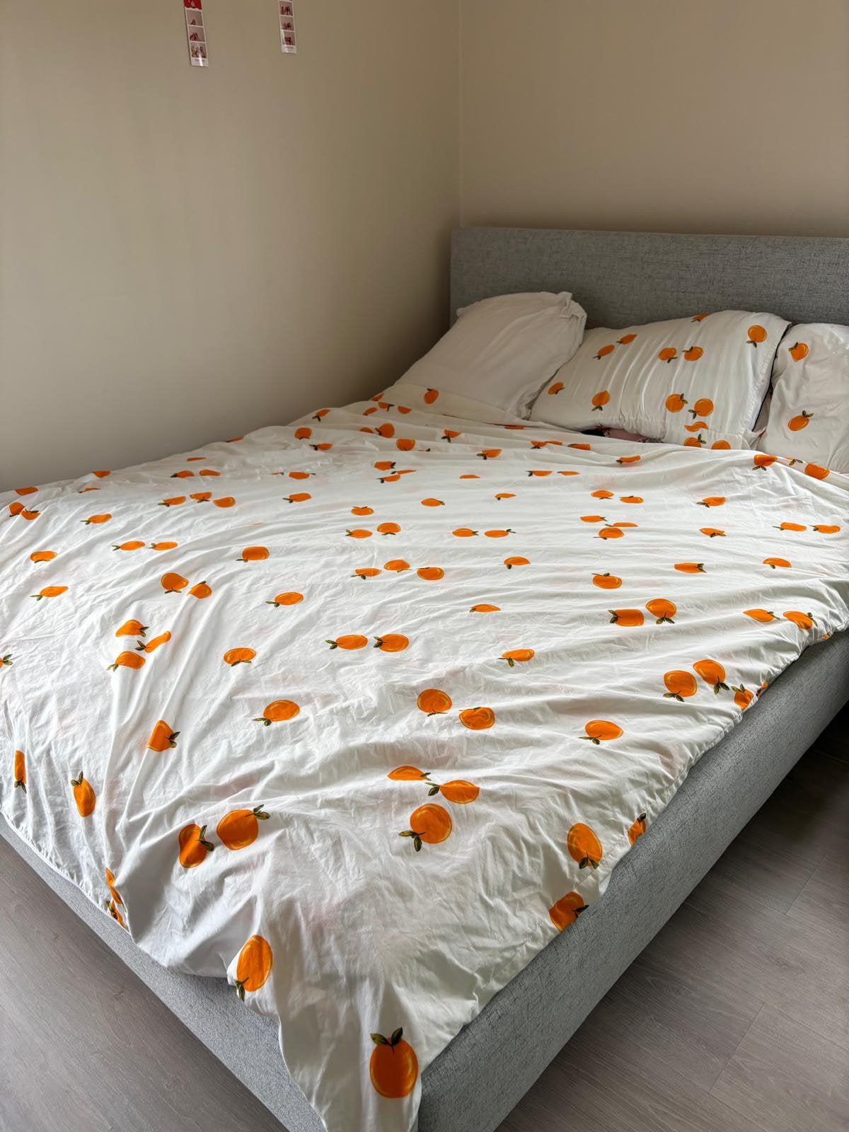 Bed 1m67 op 2m10 zonder matras, Ophalen, Zo goed als nieuw