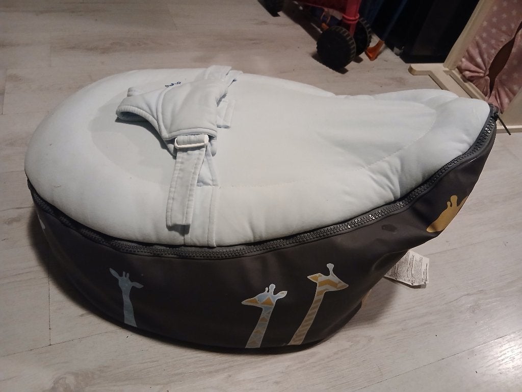 Baby zitzak, Enlèvement, Comme neuf, Gris, Pouf