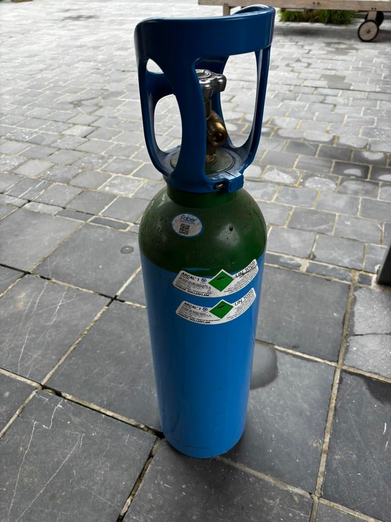 Bouteille de gaz argon pur arcal 1, Doe-het-zelf en Bouw, Gereedschap | Lasapparaten, Ophalen, Gebruikt, Tig