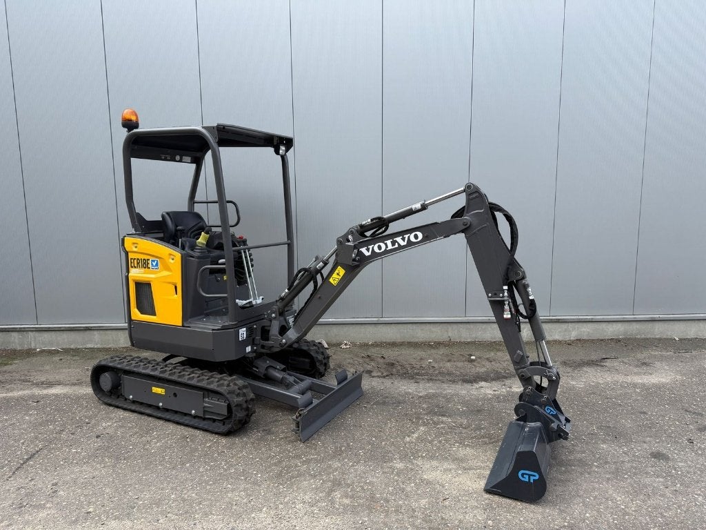 Volvo minigraver ECR18E, Zakelijke goederen, Ophalen, Graafmachine