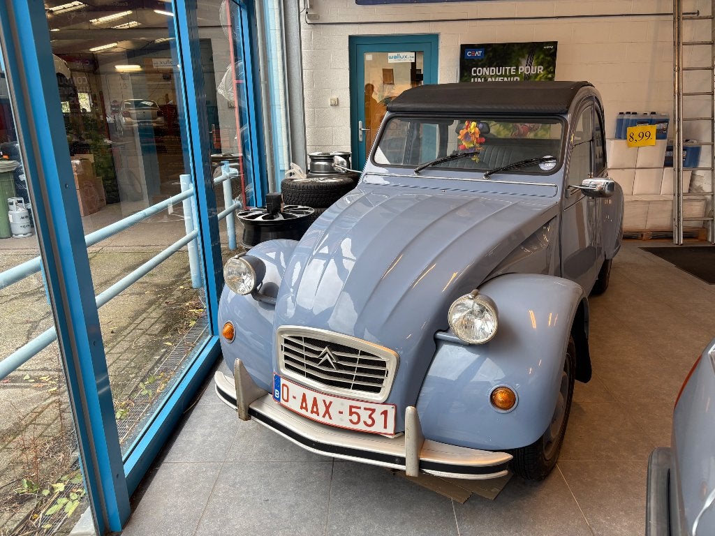 Citroën 2cv, Auto's, Voorwielaandrijving, 4 deurs, Blauw, Handgeschakeld