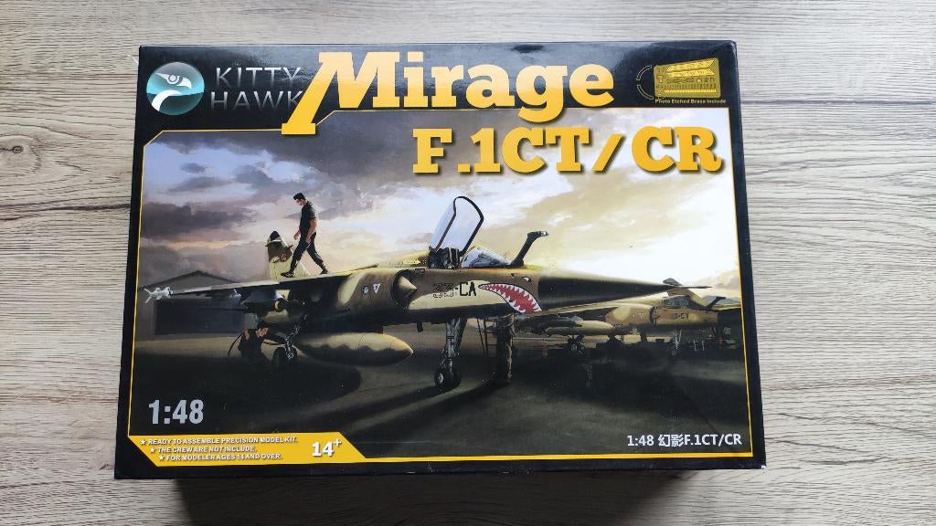 Maquette Kittyhawk 1/48 Mirage F1 CR/CT, Enlèvement ou Envoi, Comme neuf, Avion, Plus grand que 1:72