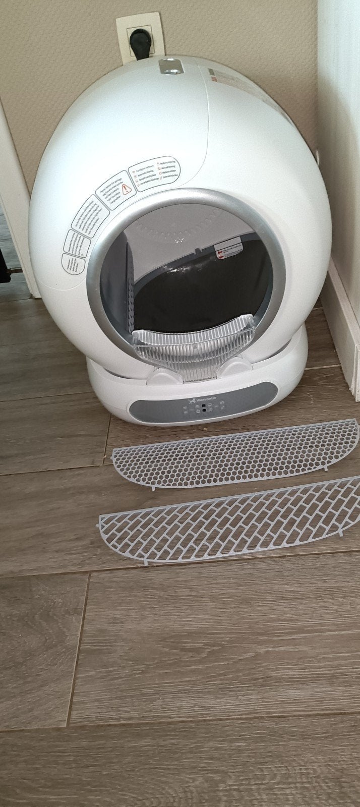 Automatische kattenbak, Ophalen, Zelfreinigend, Zo goed als nieuw, Open