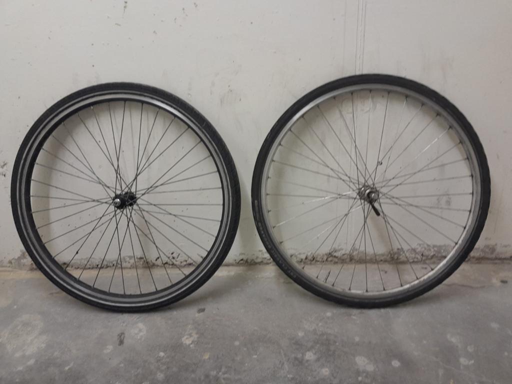 Fiets wielen gebruikt, Fietsen en Brommers, Ophalen