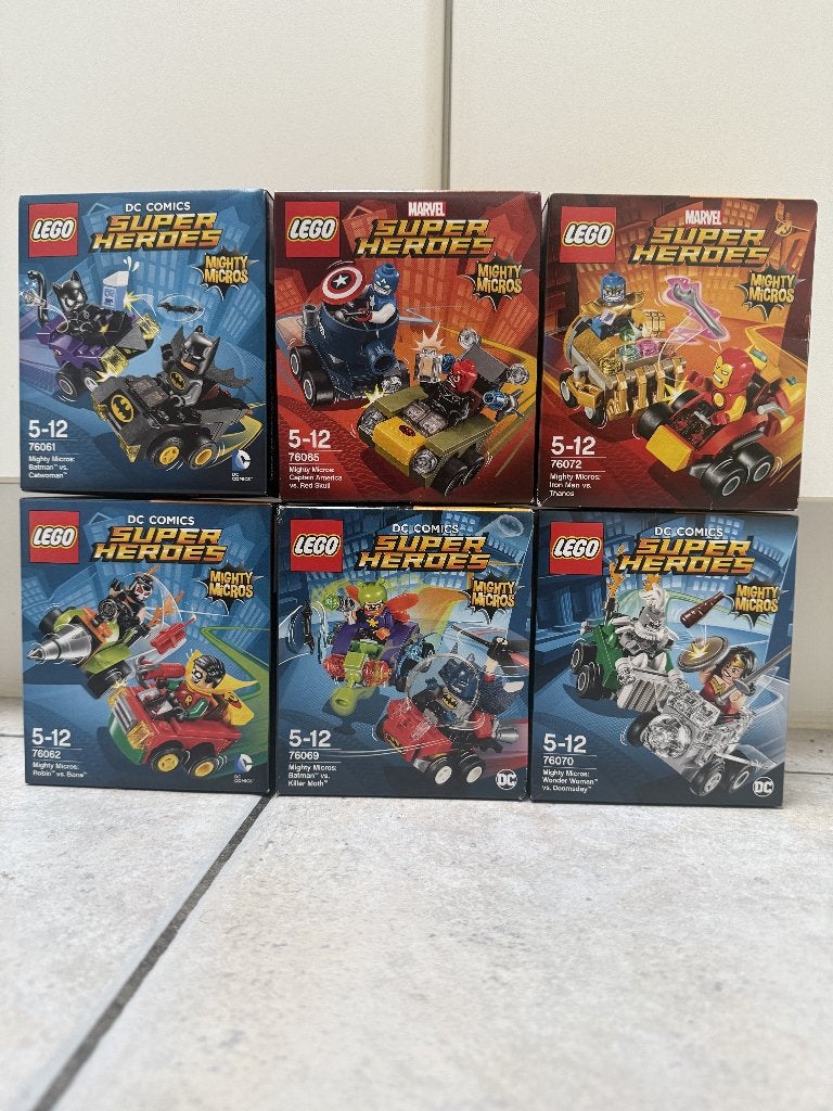 Lego bundel - Super Heroes - Mighty Micros - DC / Marvel, Neuf, Non ouvert/scellé, Marvel, Lego