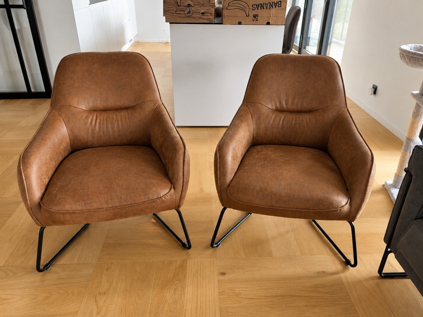 Fauteuils oviedo Xooon, Maison & Meubles, Enlèvement, Comme neuf, Cuir