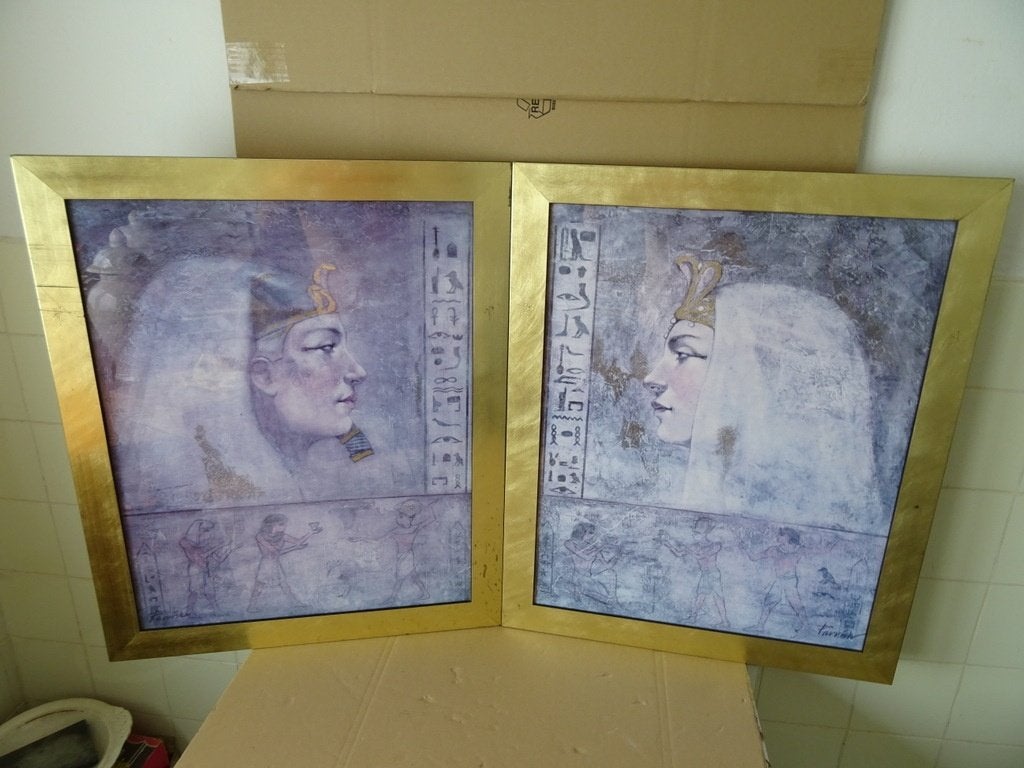 Ensemble d'affiches Verkerke Ramses Cleopatra Parrish 59x72, Enlèvement ou Envoi