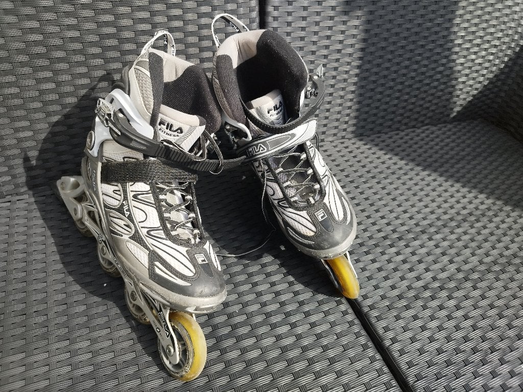 skeelers FILA maat 40 - 41 zeer goede staat abec 7 wielen, Sport en Fitness, Skeelers, Ophalen, Gebruikt, Inline skates 4 wielen