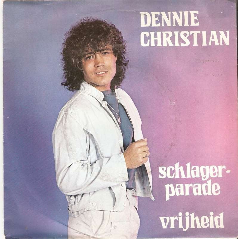 single Dennie Christian - Schlager parade, Cd's en Dvd's, Vinyl Singles, 7 inch, Zo goed als nieuw, Overige typen, Schlager