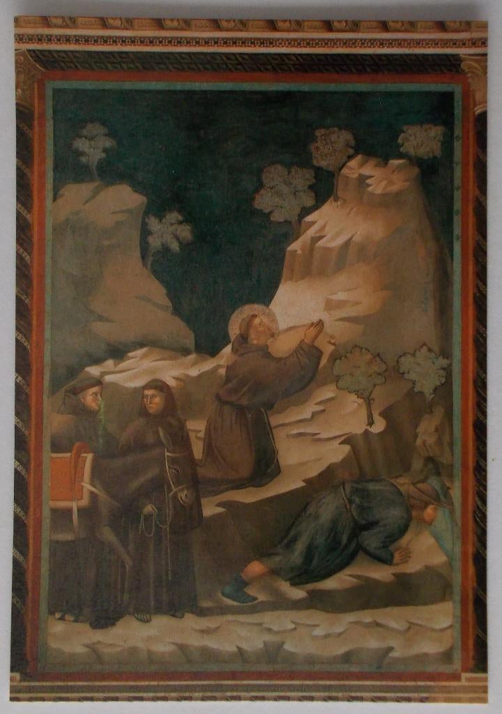 Religie - H. Franciscus van Assisi (Giotto 1267 - 1337), Verzenden, Ongelopen, Overige thema's