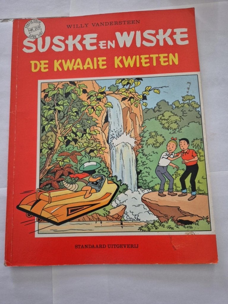 Suske en Wiske nr. 209 – De Kwaaie Kwieten, Gelezen, Verzenden, Willy Vandersteen, Eén stripboek
