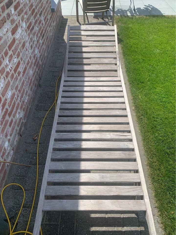 ligbed, Tuin en Terras, Ophalen, Zo goed als nieuw, Verstelbaar