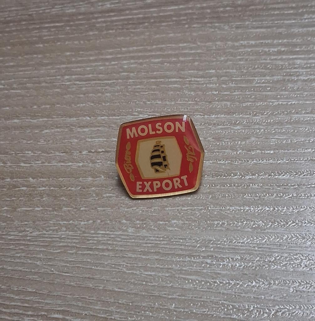 PIN - MOLSON EXPORT - BIER - BIÈRE - BEER, Collections, Envoi, Utilisé, Marque, Insigne ou Pin's
