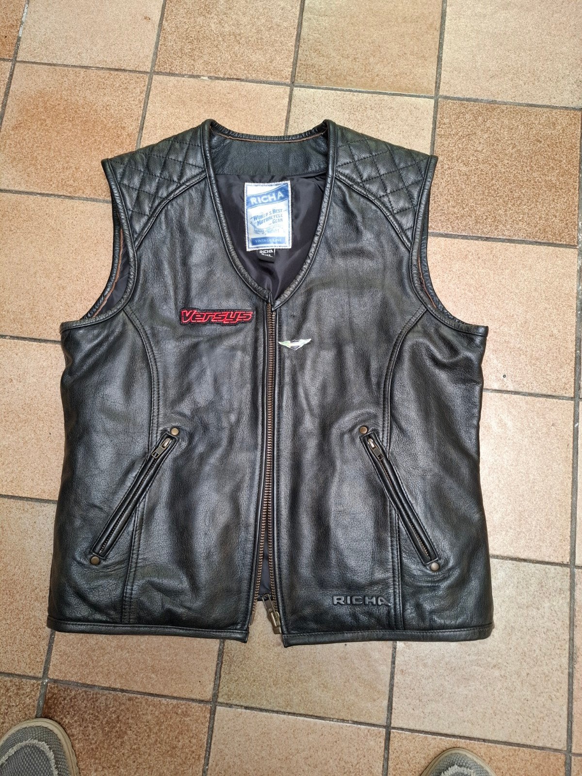 motorfiets leder merk richa,maat  2xl, Motoren, Ophalen, Heren, Jas | leer, Richa