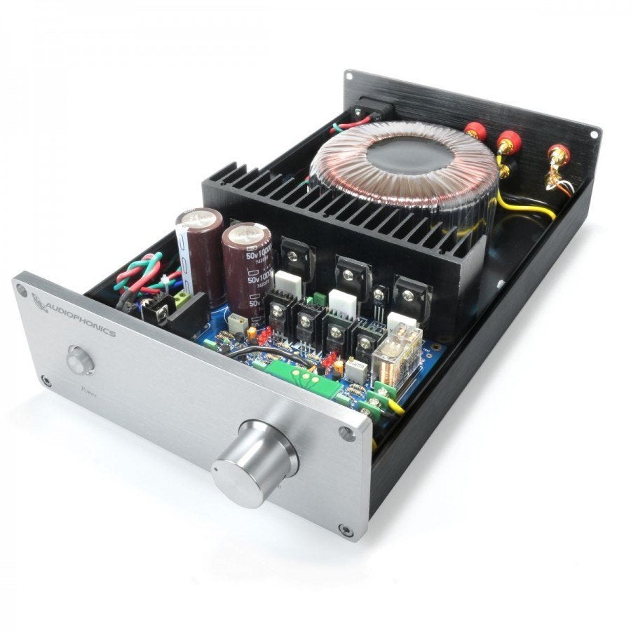 2x60w Audiophonics Mosfet transistorversterker., Ophalen of Verzenden, Gebruikt, Stereo, Minder dan 60 watt