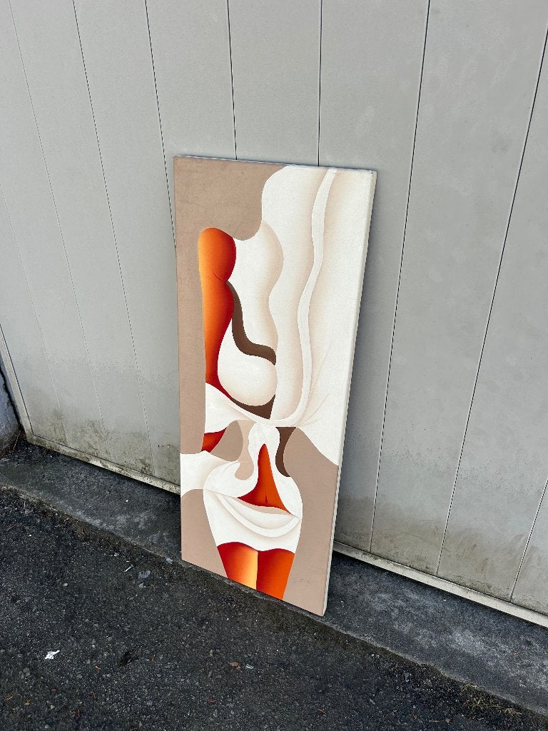 Huile sur toile 31 x 78 cm, Enlèvement, Autres sujets, Toile