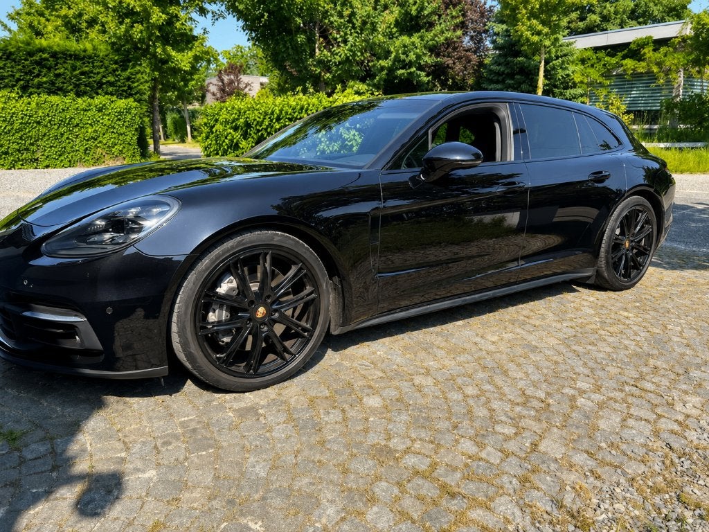 Porsche Panamera 4 E-Hybrid Sport Turismo – BTW-wagen, Auto's, Porsche, Automaat, Dealer onderhouden, Zwart, 340 kW