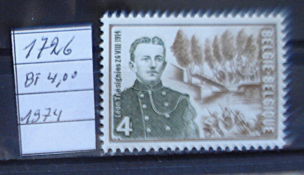 Belgique   1726   **/mnh, Neuf, Non oblitéré, Gomme originale, Envoi