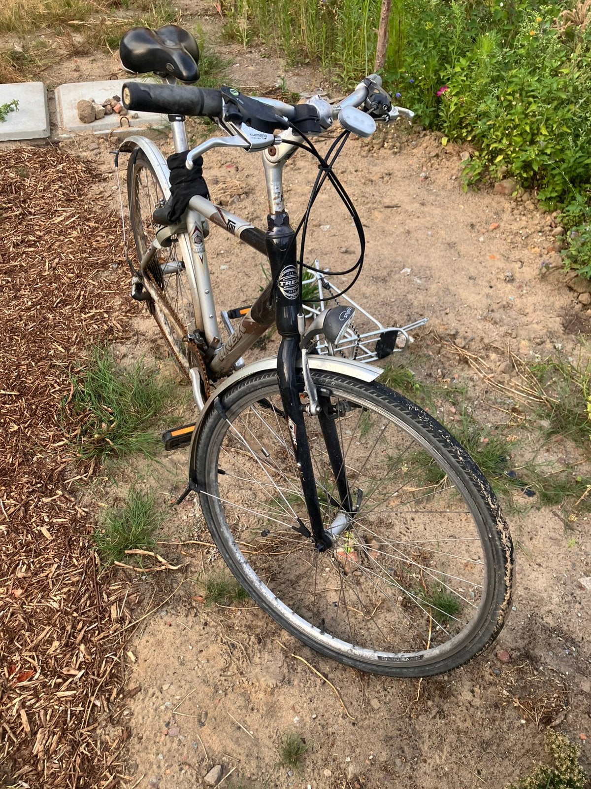 Heren fiets trek, Gebruikt, Velgrem, Versnellingen, Minder dan 49 cm