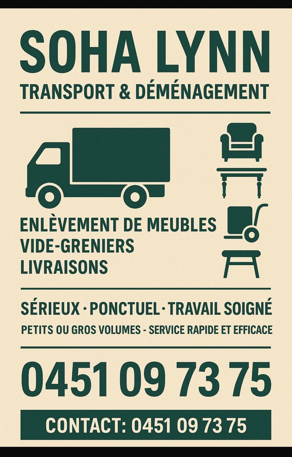 Transport, déménagement, enlèvement, déchetterie, Offres d'emploi, Emplois | Travail à domicile