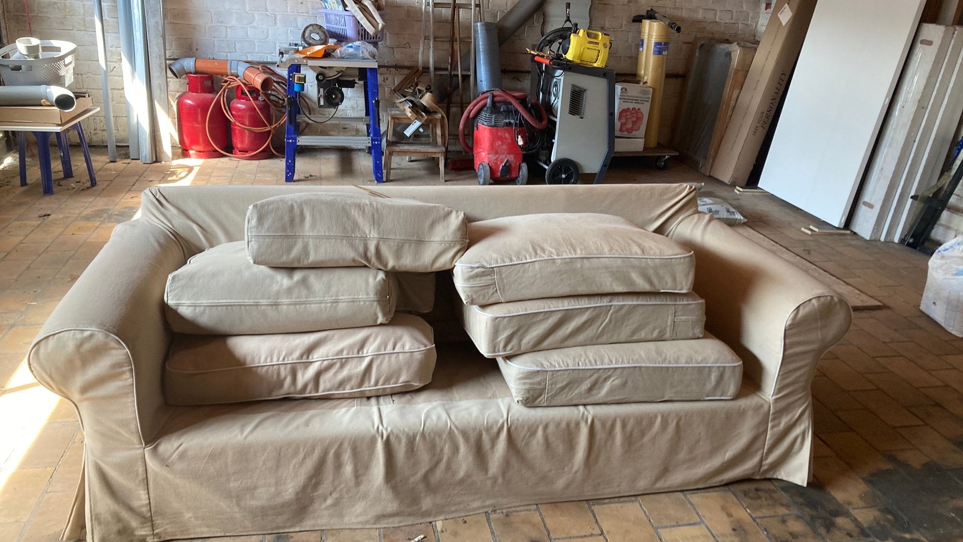GRATIS !!!!!   ZETEL IKEA, Enlèvement, Utilisé, Tissus, Landelijk
