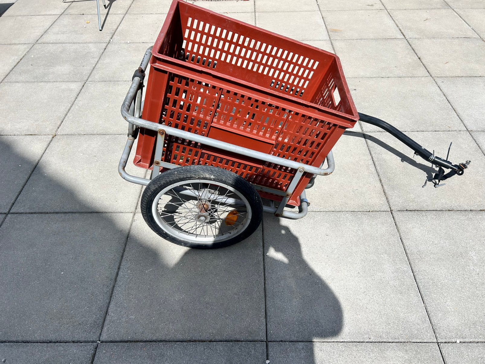 Velorama fietskar / bagagekar – compleet met koppeling, Vélos & Vélomoteurs, Accessoires vélo | Remorques, Enlèvement, Comme neuf
