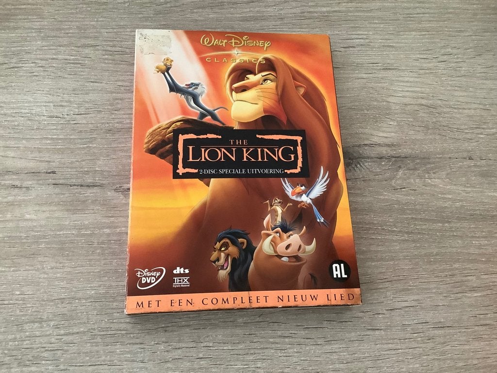 Walt Disney Lion King DVD (2 Disc speciale uitvoering), Europees, Tekenfilm, Alle leeftijden, Nederlands