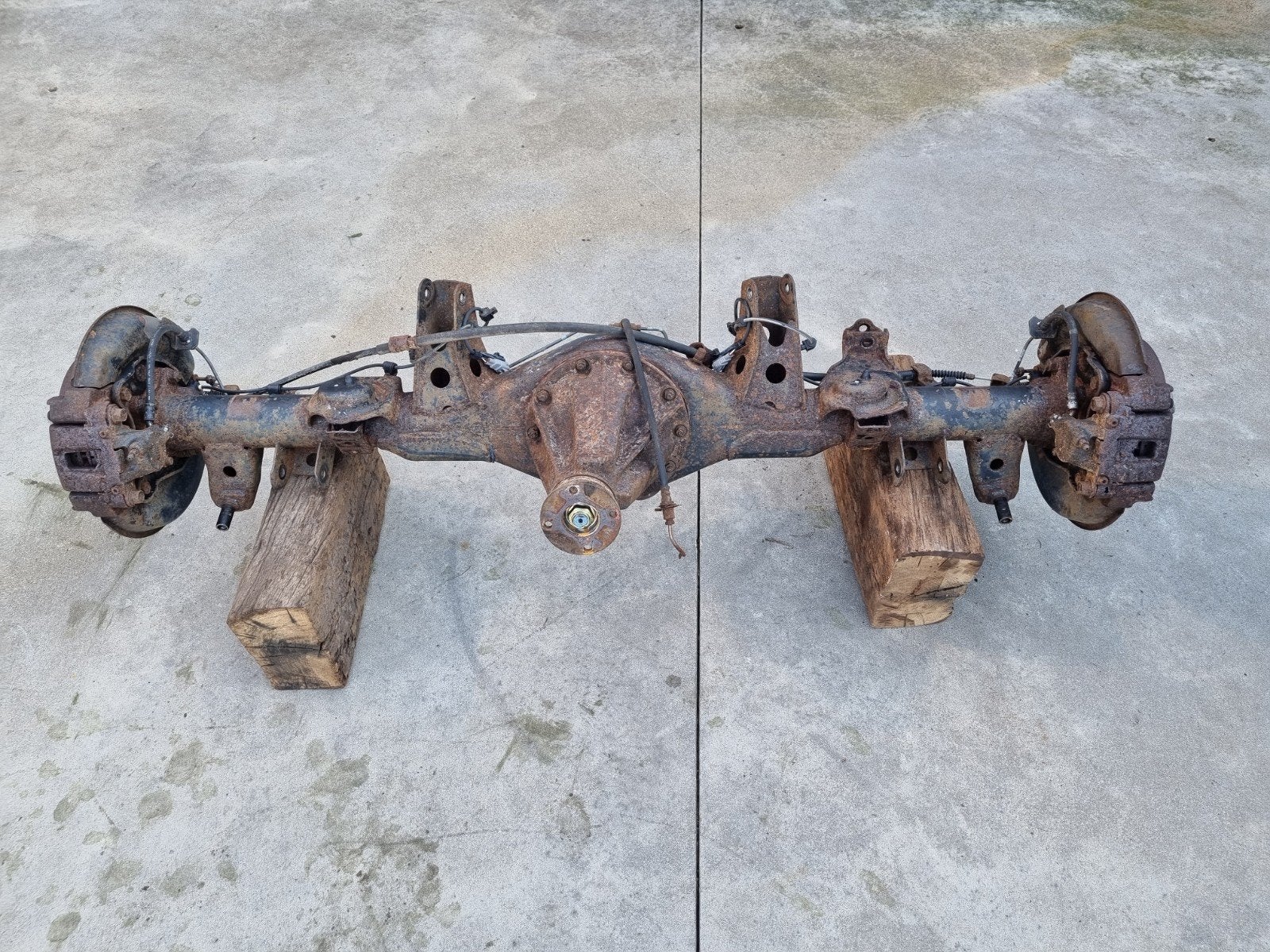 achter as land cruiser 90 serie, Auto-onderdelen, Ophalen, Gebruikt, Toyota